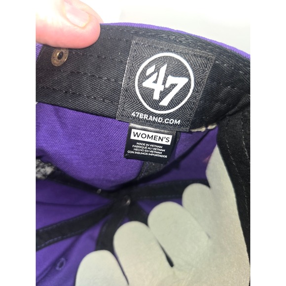 47 Brand TCU Horned Frogs Purple Baseball Cap Adjustable Strap Womens NCAA - Picture 6 of 6